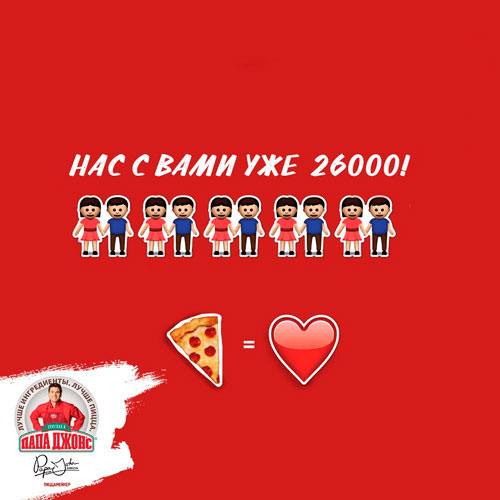 Papa Johns. Пример макета